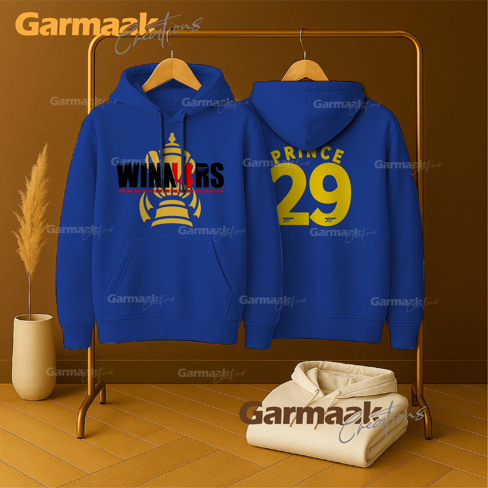 Arsenal FC FA Cup 14 | with Customised Name & Number