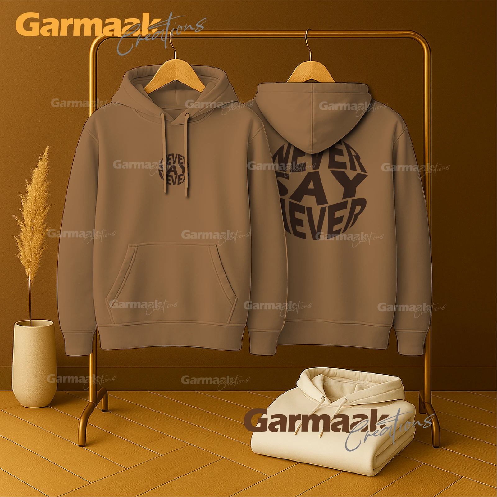 Never say never (front & back)