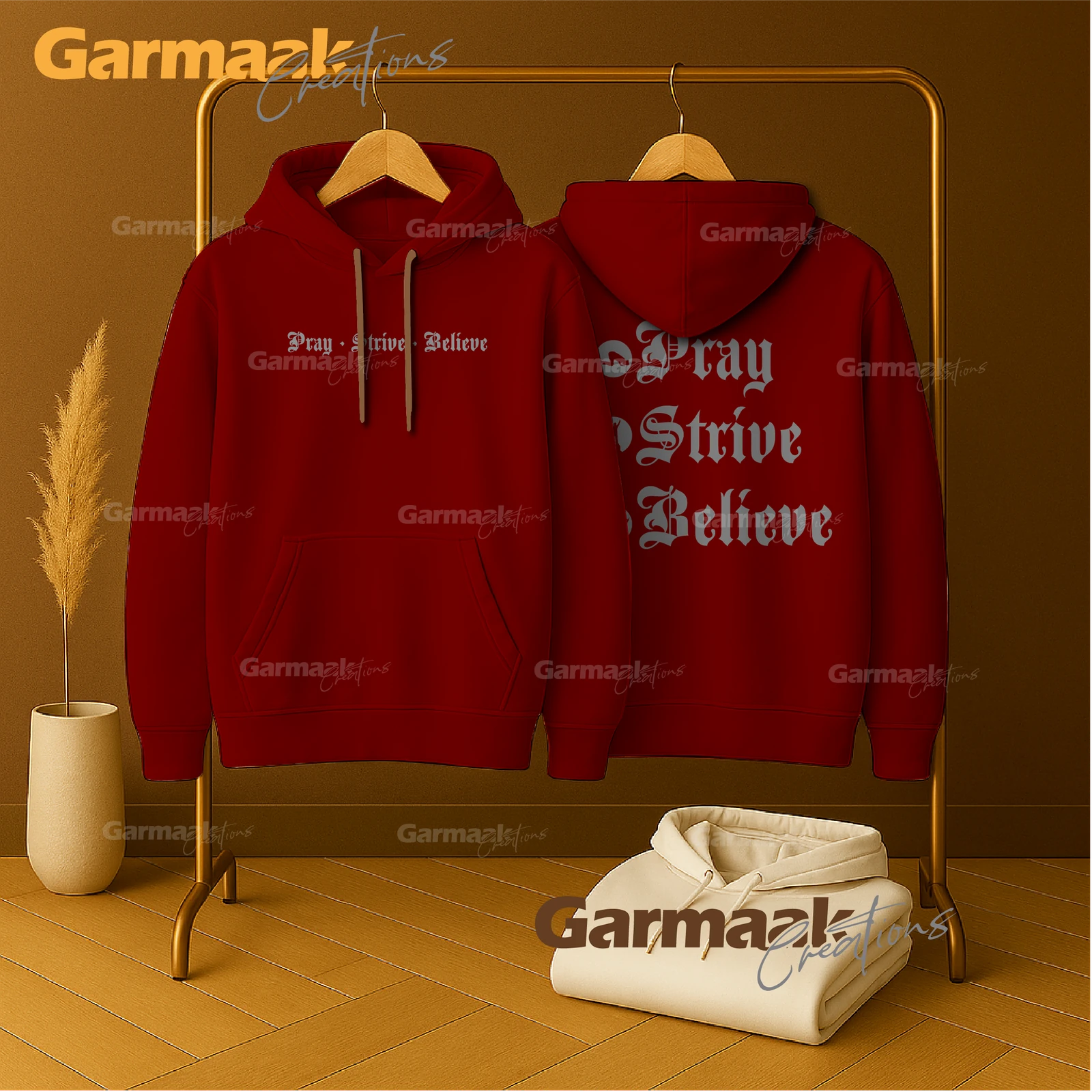 Pray - Strive - Believe (front & back)