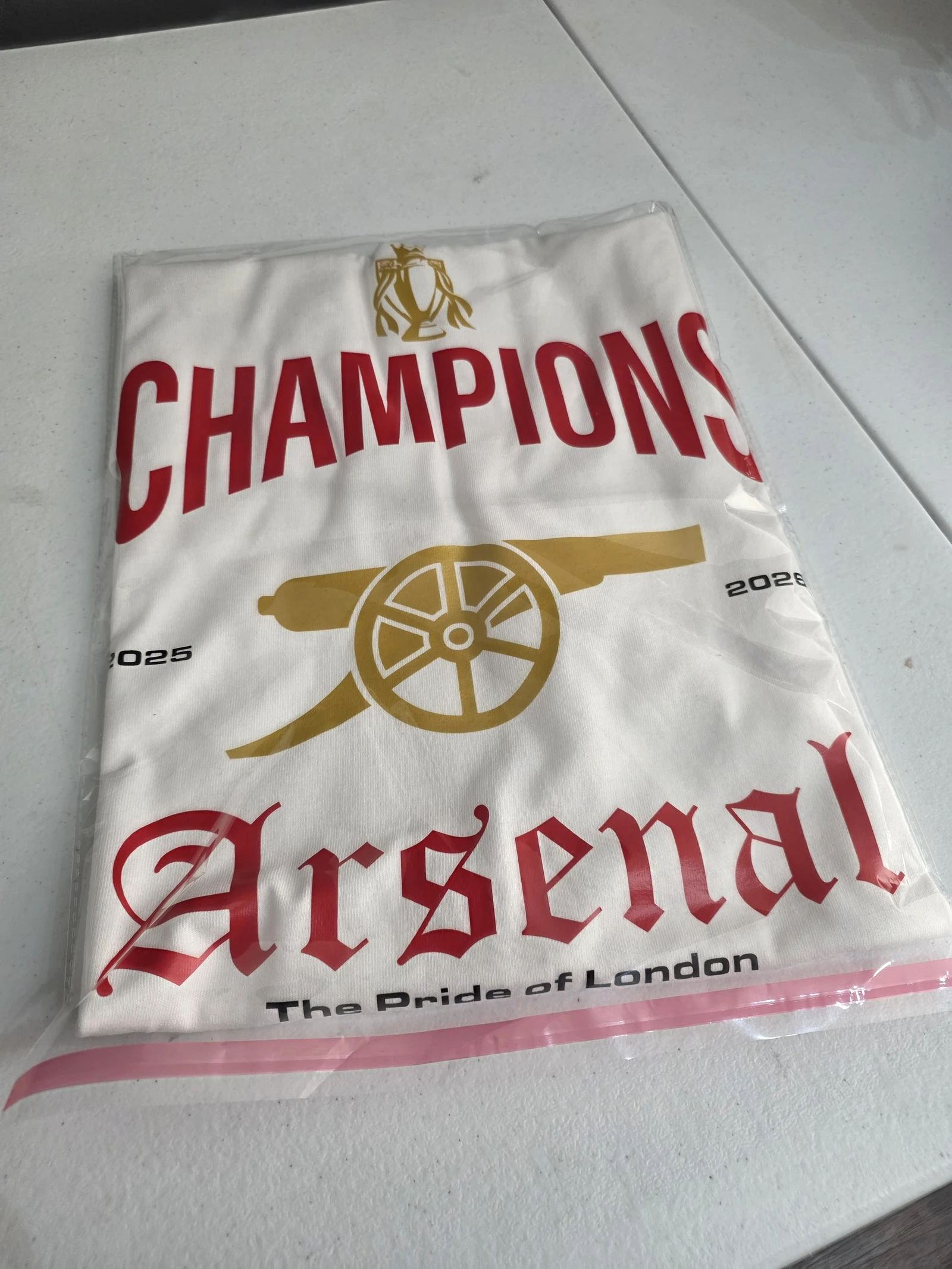 Arsenal EPL Champion 2025/26-packed